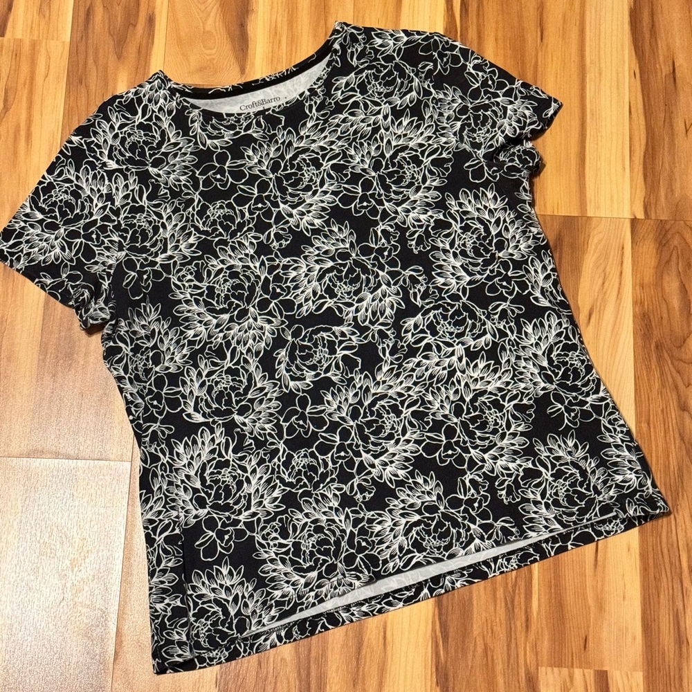 Croft & Barrow | Floral Short Sleeve Tee